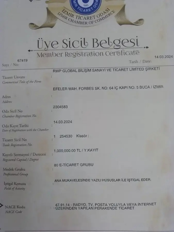 ACİL UYGUN FİYATA BORÇSUZ LİMİTED ŞİRKET